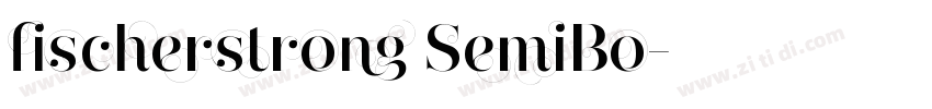 fischerstrong SemiBo字体转换